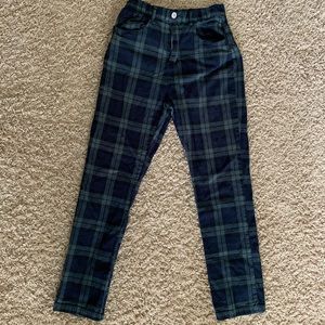 Brandy Melville/John Galt Plaid Jane Pants